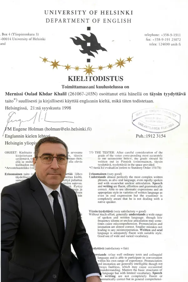 Photo de Khalil, professeur à Marrakech